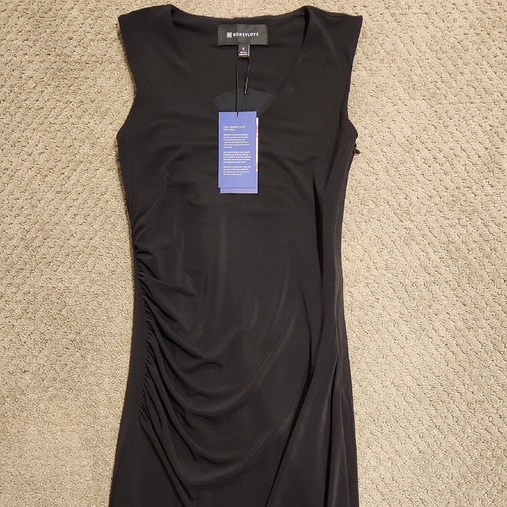NEW Honeylove Innerpower Black Sleeveless Dress. Shaperwear $185 - Picture 3 of 9
